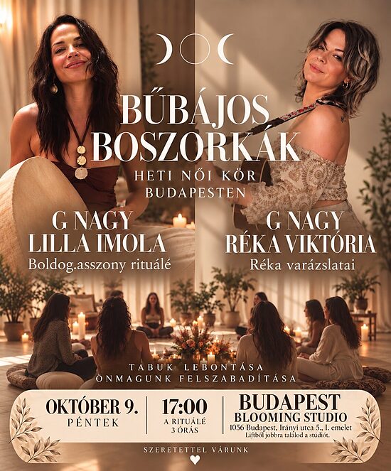 BŰBÁJOS BOSZORKÁK - NŐI KÖR BUDAPESTEN